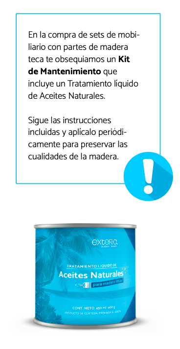 Manual de cuidados para muebles de jardín